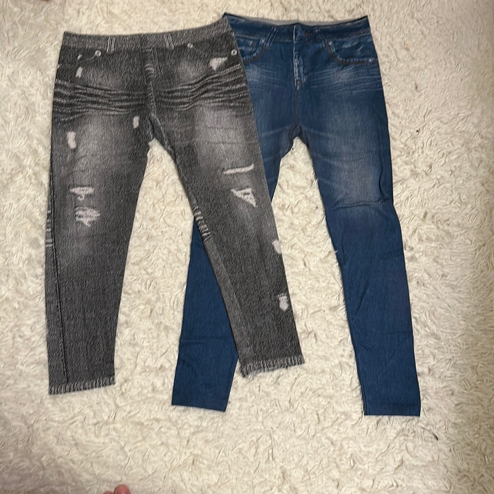 Icon Apparel sweatpants.  Look like jeans size L/XL